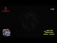 17 Shots 500G Unbreakable Cake Fireworks For Wedding