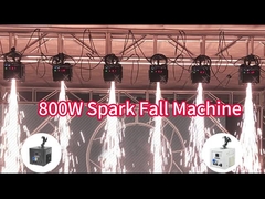 800W Waterfall Remote Inverted Cold Spark Machine วางขึ้นล่าง