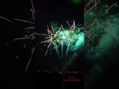 เค้กขนาดใหญ่ของจีนแสดงโอกาสระดับมืออาชีพดอกไม้ไฟ 256 ช็อตสำหรับวันฮาโลวีน