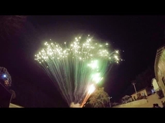 แสดงดอกไม้ไฟขนาดใหญ่ระดับมืออาชีพ 49 ช็อตเค้กดอกไม้ไฟคารวะ