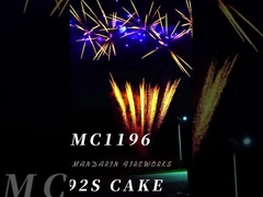 ดอกไม้ไฟสำหรับผู้บริโภคที่กำหนดเอง 92 ช็อต China Cake Fireworks