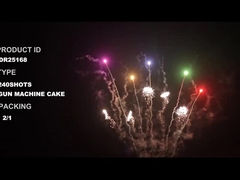 Liuyang ไพโรเทคนิค ไฟไหม้กลางแจ้งจีน 500G 240 Shots ไฟไหม้เค้ก