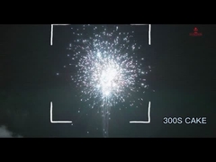 ผลกระทบปืนกล 300 นัด 500 กรัม ไฟเตอรี่เค้ก