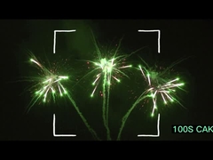 Liuyang 100 Shots Cake ไฟฟ้า พร้อมเครื่องปิโรเทคนิคโรงงานไฟฟ้าจีน