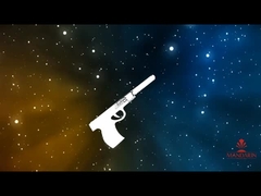 น้ำพุปืนพกสี่สีดอกไม้ไฟมือถือ Sparkler Fountain Salute สำหรับงานปาร์ตี้