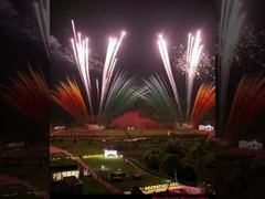 โรงงาน ขายปลีก พิโรเทคนิคมืออาชีพ ไฟฟ้ากลางวัน เค้ก ไฟฟ้าควันสีสัน