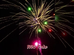 ดอกไม้ไฟเค้ก 100 นัด สำหรับขายส่ง ดอกไม้ไฟสำหรับผู้บริโภค 1.4G สำหรับเทศกาล ดอกไม้ไฟกลางแจ้ง