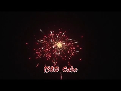 ดอกไม้ไฟขายส่ง ขนาด 1 นิ้ว 1.2 นิ้ว 139 นัด พลุเค้กสำหรับผู้บริโภคกลางแจ้ง พร้อมเครื่องหมาย CE