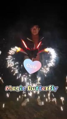 เทศกาลดอกไม้ไฟของเล่นกลางแจ้ง Magic Butterfly Fireworks 1.4G 0336 สำหรับการเฉลิมฉลอง