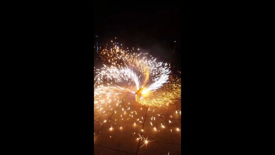 Mandarin Pyrotechnic Sparkler Funny Tumbler Fountain ดอกไม้ไฟแสดงความเคารพกลางแจ้ง