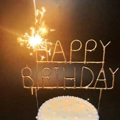 สุขสันต์วันเกิด Sparklers ดอกไม้ไฟ ดอกไม้ไฟเย็น งานแต่งงาน ดอกไม้ไฟ Cold Pyro ดอกไม้ไฟ Sparklers