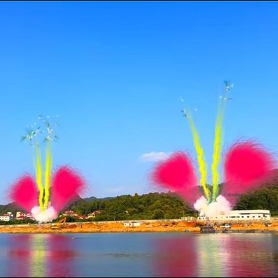 โรงงานจีน ไฟฟอร์ก์เค้กกลางวัน ไฟฟอร์ก์ควันสี