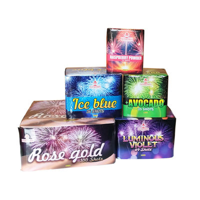 Chinese Wholesale Gypsum Fireworks Pyrotechnics 25 Shots Mold Cake Fireworks 2025 For Yemen Djibouti Market