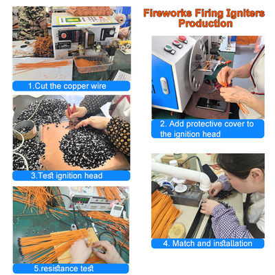 0.3m 0.5m 1m 2m 3m 4m 5m 8m 10m Ematch Ignition Copper Wire Fuse Electric for Pyrotechnics Igniter Fireworks Firing System