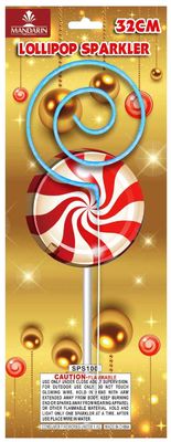 Lollipop Sugar-Loaf Lollypop Sparkler, เด็ก / เด็ก Sparklers ไร้ควันในร่ม