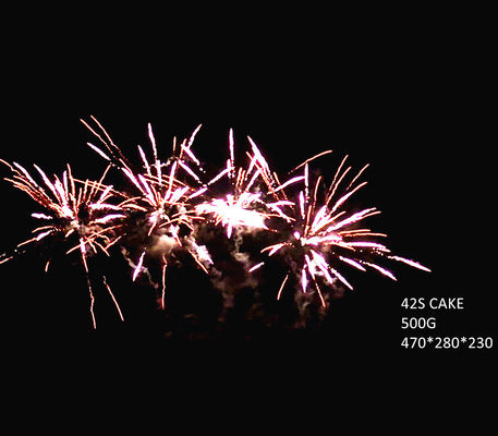 ดอกไม้ไฟเค้กผู้บริโภค 42 นัดจากผู้ผลิตดอกไม้ไฟมืออาชีพ Liuyang Custom Fire Works