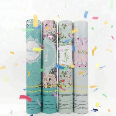 Colourful Large Party Popper Cannon , Eco Friendly Confetti Cannon