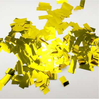 Rectangle Colorful Party Confetti Cannon Metallic For Celebration