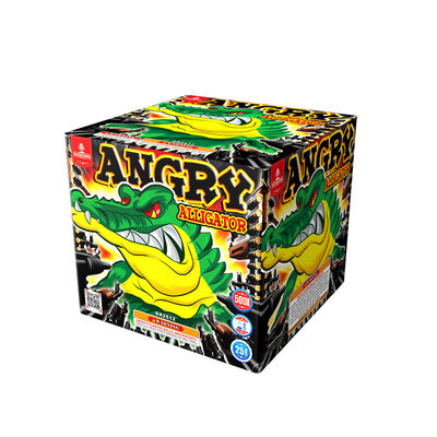 ดอกไม้ไฟ Hunan Liuyang, OEM Brocade Crown 25 Shots Cake Fireworks