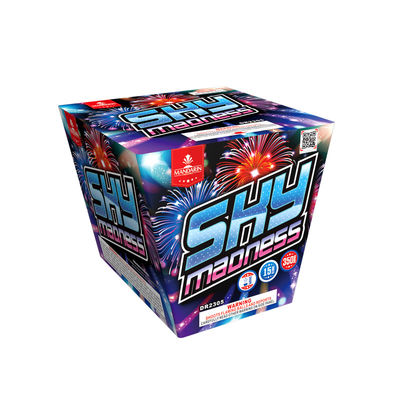 ดอกไม้ไฟเค้กสำหรับผู้บริโภคของ Sky Madness 350g 15 นัด Salute Customized