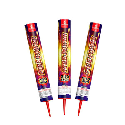 กำหนดเอง 240 Shots Fire Power แมนดารินดอกไม้ไฟสำหรับเทศกาล