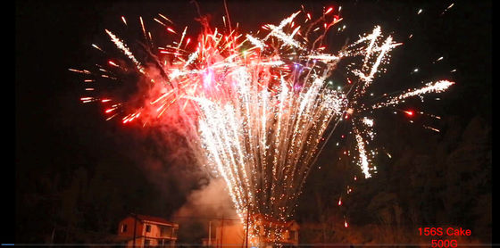 ส้มแมนดาริน 500G 156 Shots Consumer Cake Fireworks
